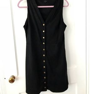 Suede button down dress- Size L